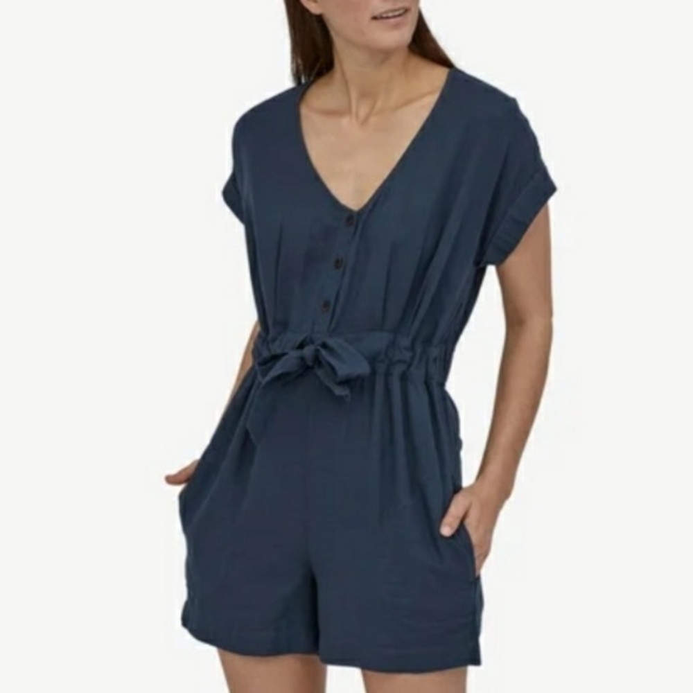 Patagonia Navy Blue Jumpsuit